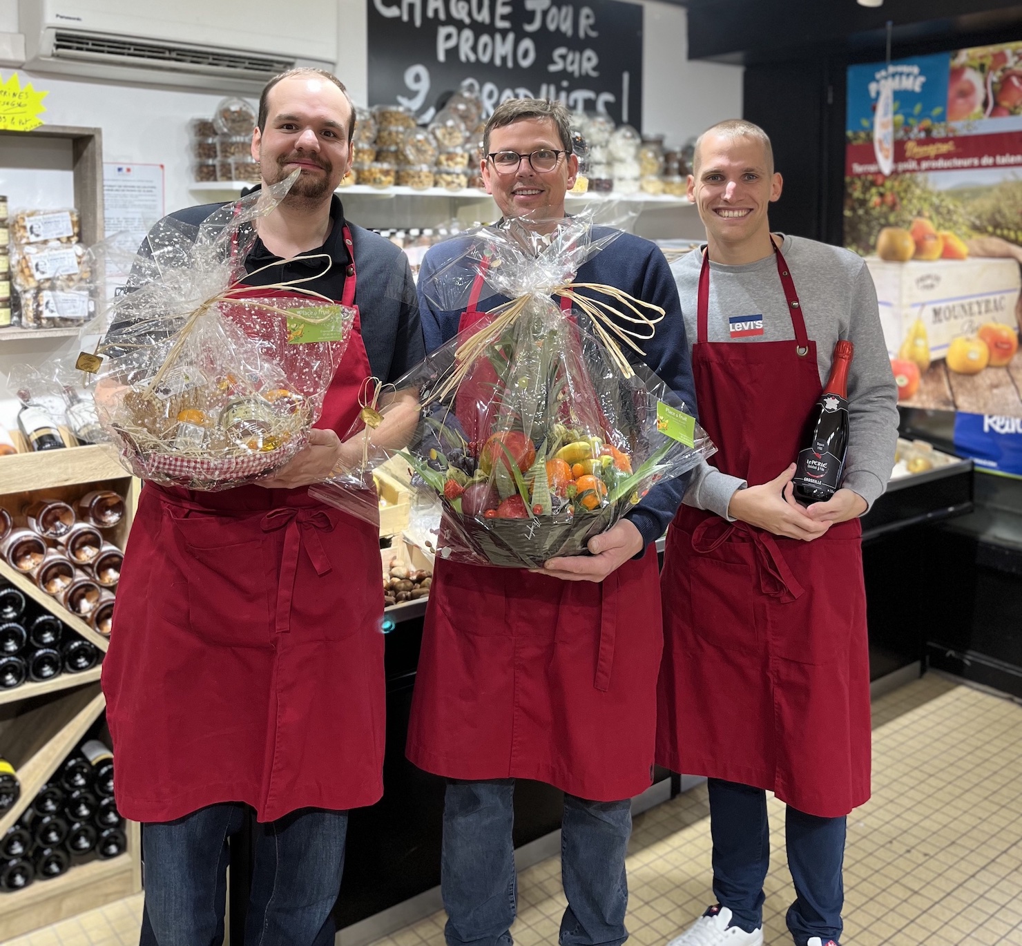 Équipe de Place à l'épicerie